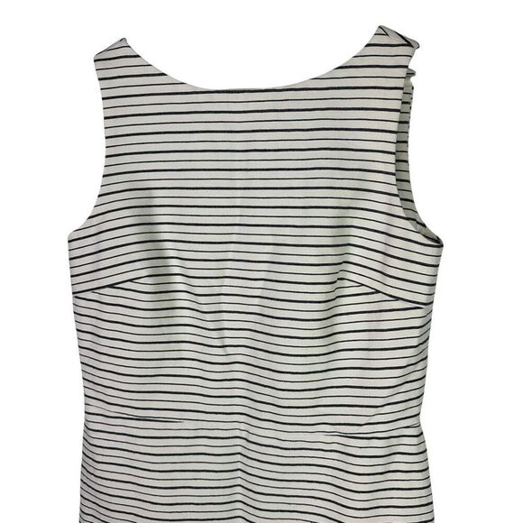 Massimo Dutti size 8 Sleeveless Striped Shift Dress NEW - Picture 3 of 11